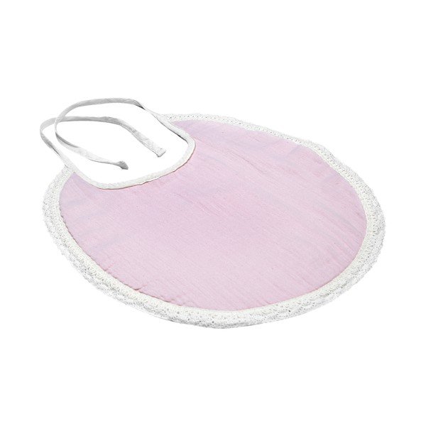 Różowy muślinowy śliniak Kindsgut Paris-image-2