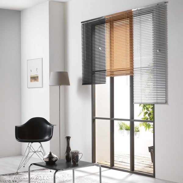 Pomarańczowa metalowa żaluzja 90x130 cm Venitien – douceur d'intérieur-image-2