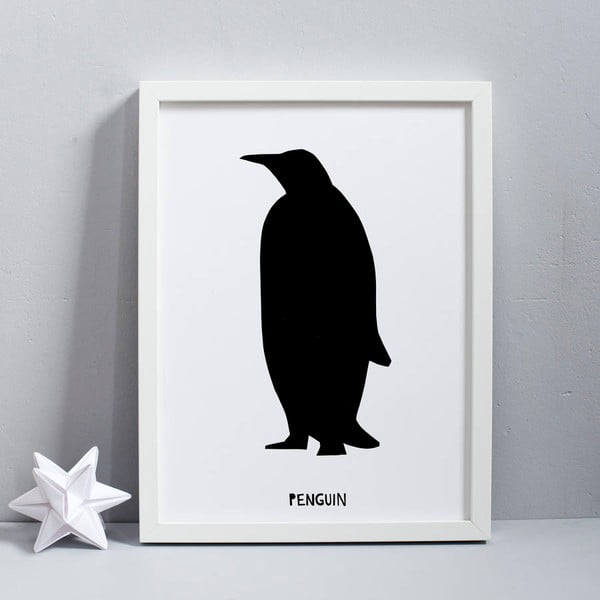Plakat Karin Åkesson Design Penguin, 30x40 cm