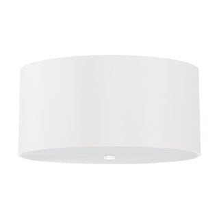Biała lampa sufitowa ze szklanym kloszem ø 50 cm Volta – Nice Lamps