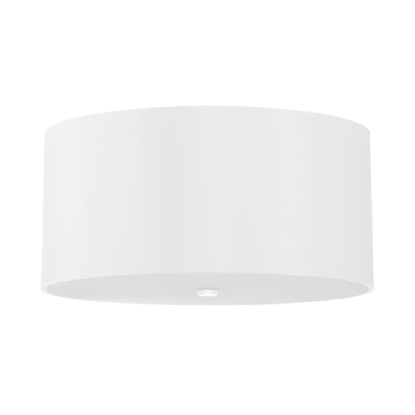 Biała lampa sufitowa ze szklanym kloszem ø 50 cm Volta – Nice Lamps