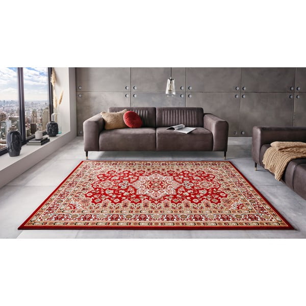 Czerwony dywan Nouristan Parun Tabriz, 200x290 cm-image-1