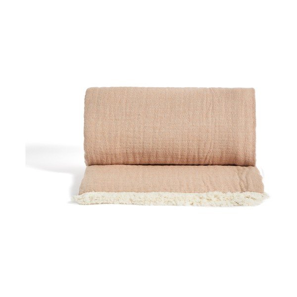 Łososiowy koc dziecięcy muślinowy 130x170 cm Nafine – Kave Home