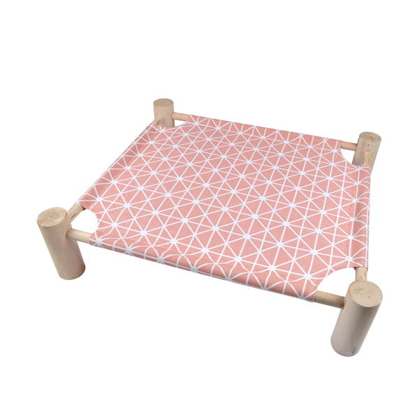 Różowe legowisko dla czworonoga 48x53 cm – Love Story