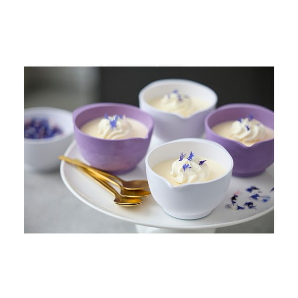 Białe misy zestaw 4 szt. ø 23 cm Margrethe – Rosti-image-1