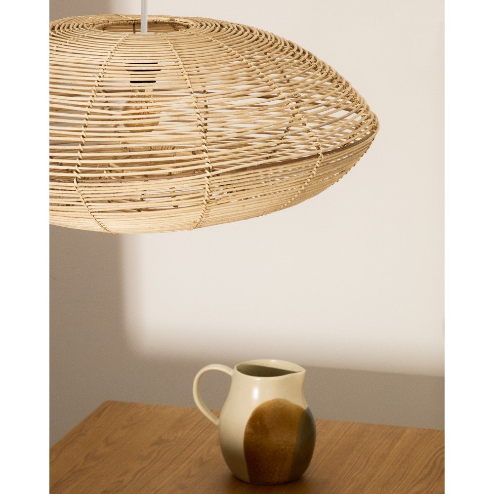 Rattanowy abażur ø 70 cm Flaro – Kave Home (zdjęcie 4)