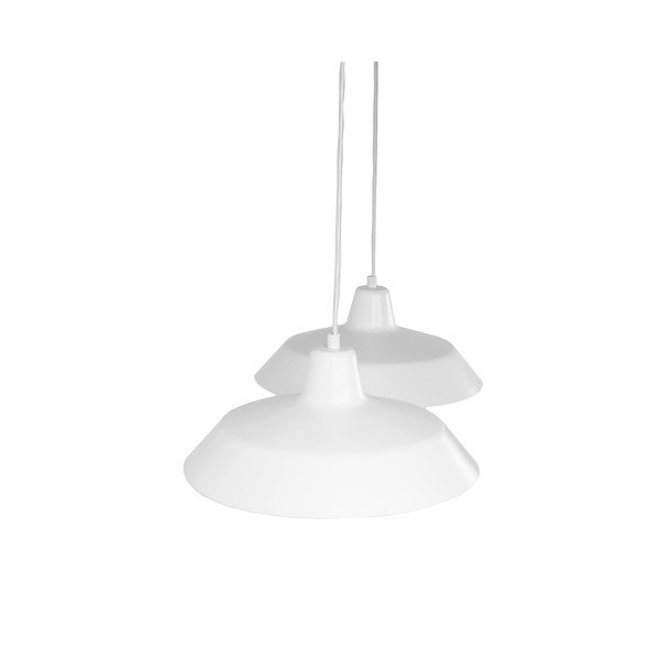 Biała podwójna lampa wisząca Sotto Luce Cinco-image-3
