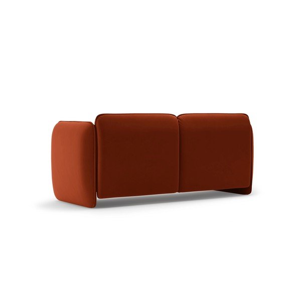 Ceglasta aksamitna sofa 168 cm Georgia – Micadoni -image-3