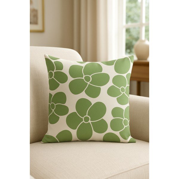 Poszewka na poduszkę 43x43 cm Green Meadow – Mila Home-image-3
