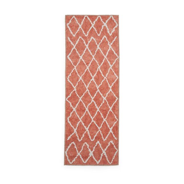 Pomarańczowy chodnik odpowiedni do prania 76x230 cm Coral Orange – Think Rugs