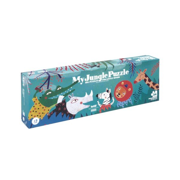 Puzzle duże Jungle Londji, 22 elementy