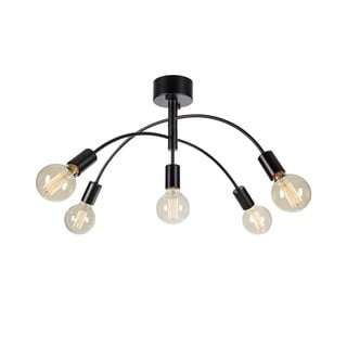 Czarna lampa sufitowa Markslöjd Cygnus, szer. 70 cm
