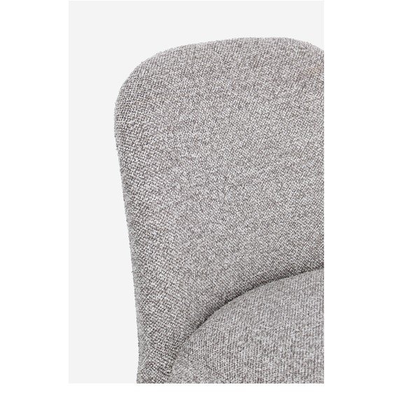 Szare krzesło z materiału bouclé Antara – Bizzotto-image-1