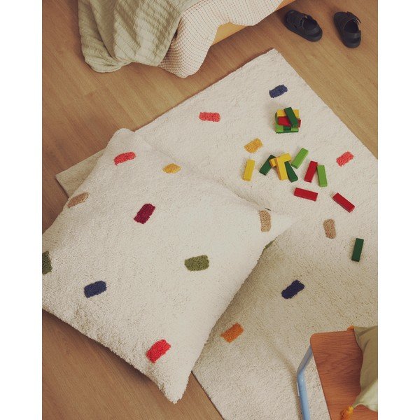 Kremowy bawełniany dywan dziecięcy 90x150 cm Epifania – Kave Home-image-1