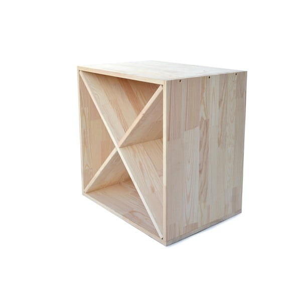 Regał na wino z litego drewna sosnowego liczba butelek 24 – Bonami Essentials-image-3