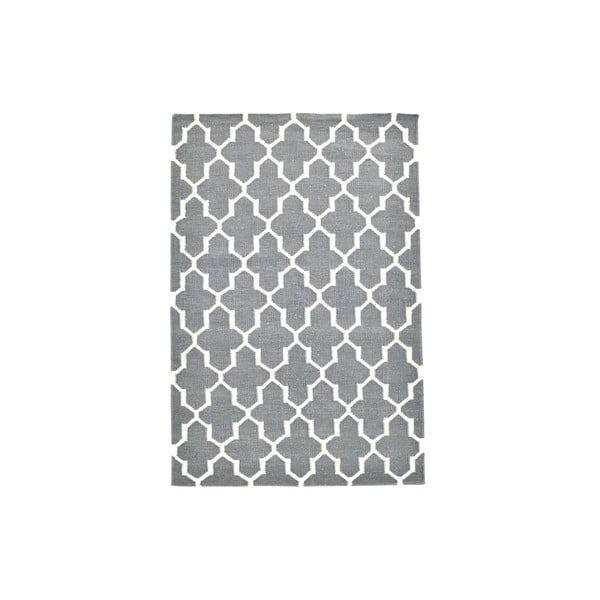 Ręcznie tkany dywan Grey Barok Kilim, 155x243 cm