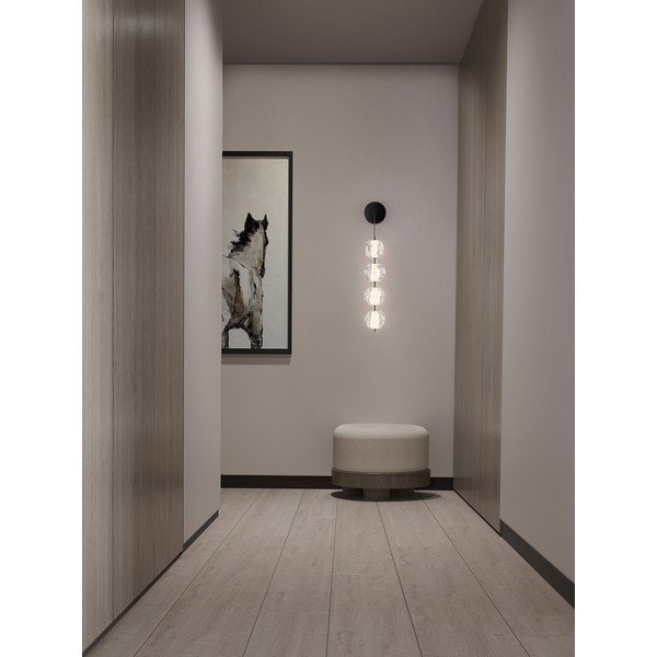 Metalowy kinkiet LED w kolorze matowej czerni Ifos – Nova Luce-image-1
