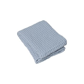 Jasnoniebieski bawełniany ręcznik Blomus Ashley, 100x50 cm
