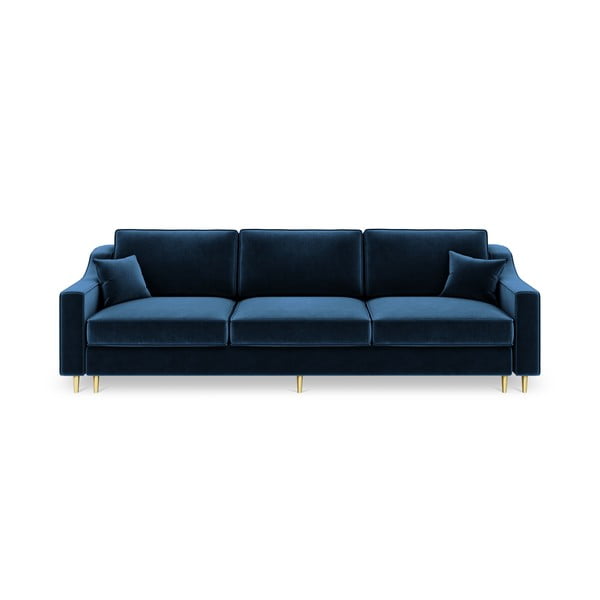 Ciemnoniebieska 3-osobowa sofa rozkładana Mazzini Sofas Marigold
