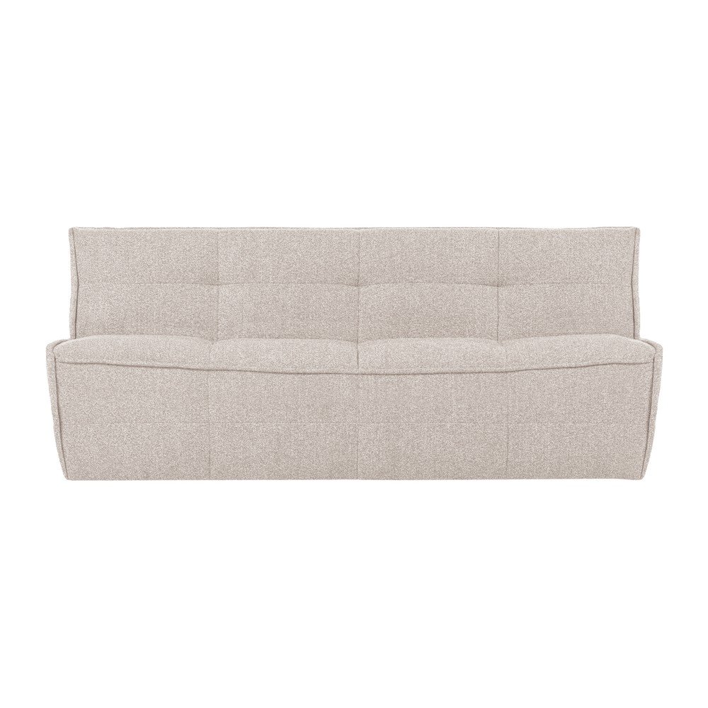 Beżowa sofa z materiału bouclé 204 cm Cluster – vtwonen