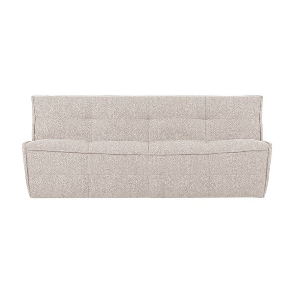 Beżowa sofa z materiału bouclé 204 cm Cluster – vtwonen