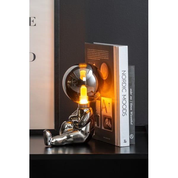 Lampka dziecięca w kolorze srebra Joey – Leitmotiv-image-1