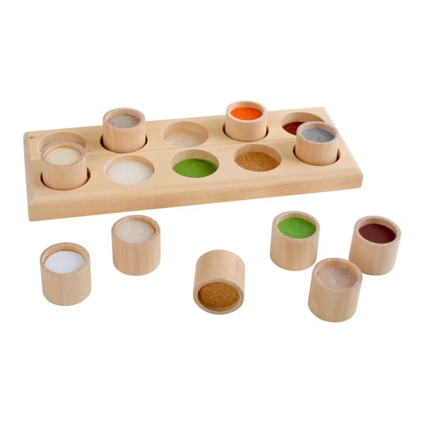 Drewniana zabawka do rozwoju motoryki Legler Touch Memo