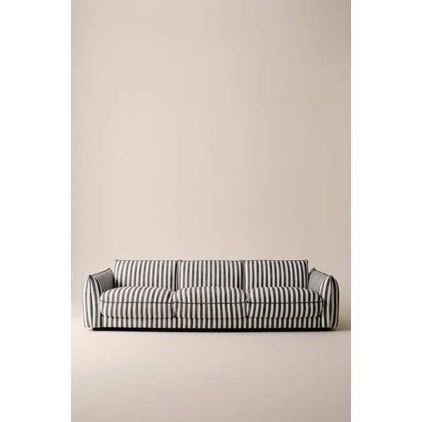 Czarno-biała sofa 264 cm Molton – Jotex-image-1