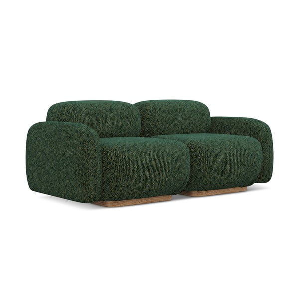 Ciemnozielona sofa modułowa 190 cm Ailani – Makamii-image-3
