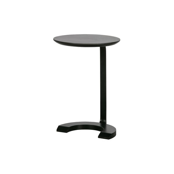 Czarny stolik z drewna mangowca WOOOD Floor-image-2