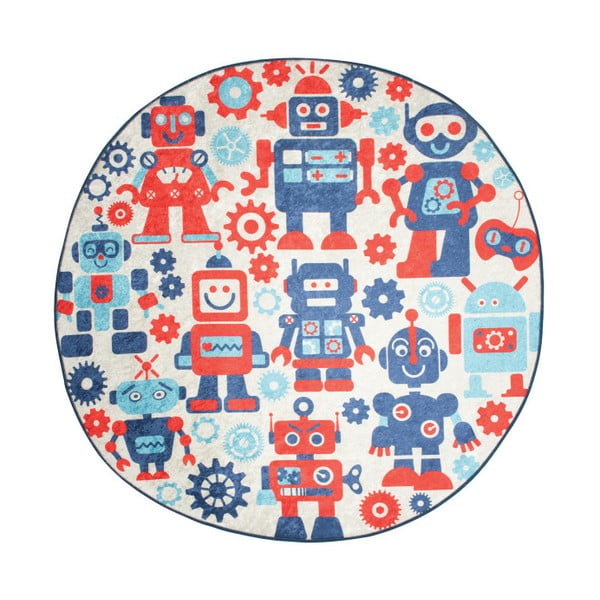Dywan dla dzieci Robot, ⌀ 140 cm