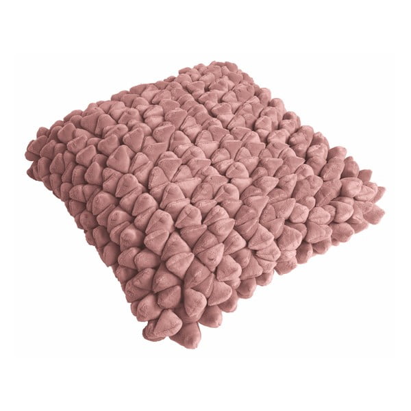 Różowa poduszka ZicZac Pebble, 45x45 cm