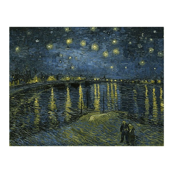 Reprodukcja obrazu Vincenta van Gogha - Starry Night 2, 90x70 cm