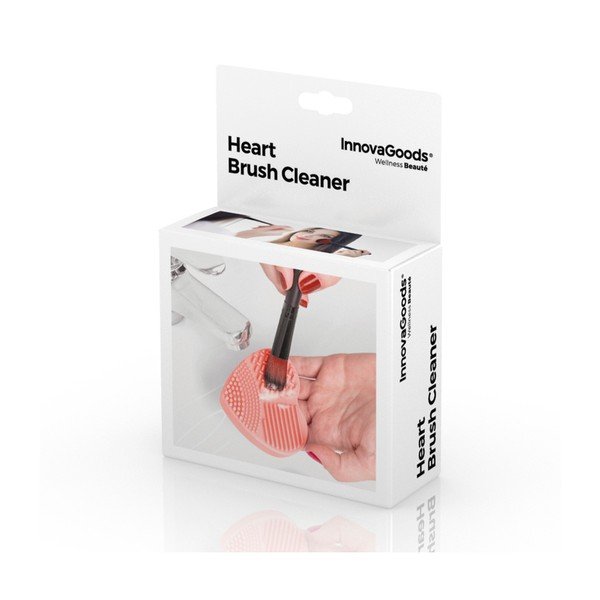 Silikonowa myjka do czyszczenia pędzli kosmetycznych InnovaGoods Heart-image-2