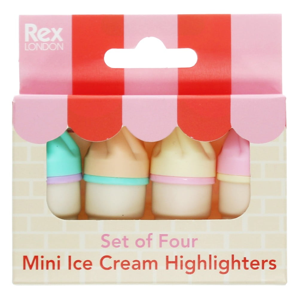 Mazaki zestaw 4 szt. Ice Cream – Rex London (zdjęcie 3)