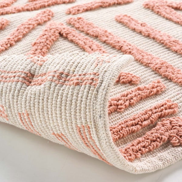 Różowo-kremowy dywan odpowiedni do prania 60x90 cm Athena – douceur d'intérieur-image-3