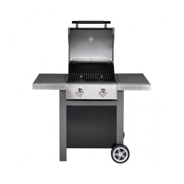 Czarny grill gazowy z 2 palnikami i termometrem Jamie Oliver BBQ-image-2