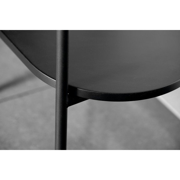 Czarny metalowy stelaż pod umywalkę 40x82 cm Puno – Sapho-image-2