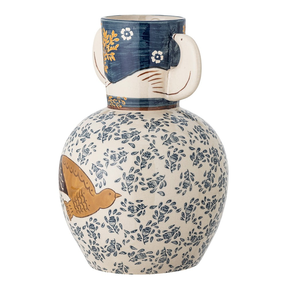 Kamionkowy ręcznie malowany wazon (wysokość 23,5 cm) Hezha – Bloomingville (zdjęcie 5)