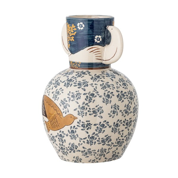 Kamionkowy ręcznie malowany wazon (wysokość 23,5 cm) Hezha – Bloomingville-image-4