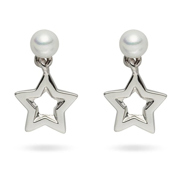 Kolczyki perłowe Pearls of London Queen Star