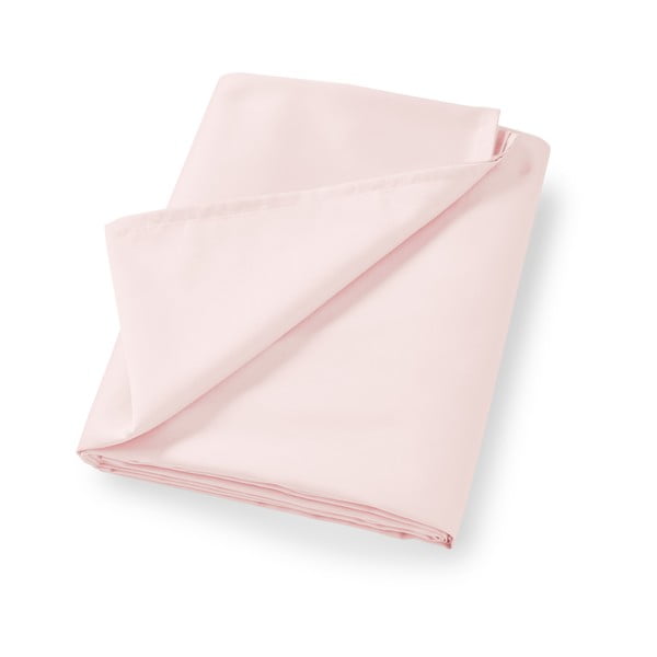 Różowe prześcieradło z satyny bawełnianej 230x260 cm Cotton Sateen – Bianca