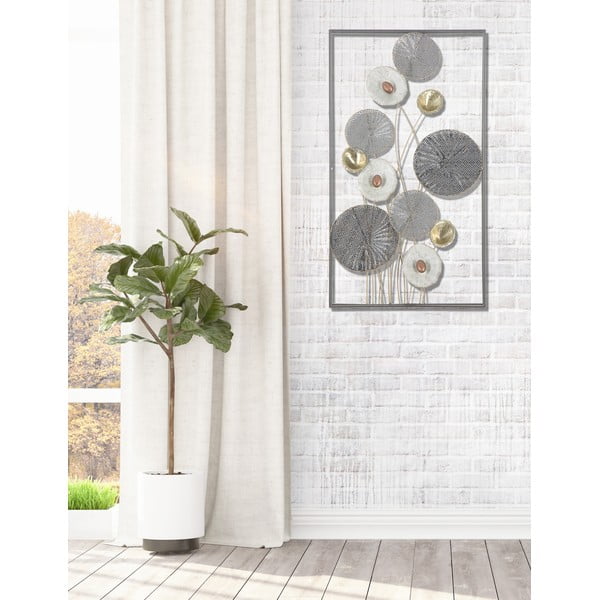 Metalowa dekoracja ścienna Mauro Ferretti Grid, 50x90,5 cm-image-1