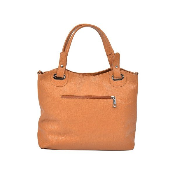 Koniakowa torebka skórzana Luisa Vannini Tote-image-1
