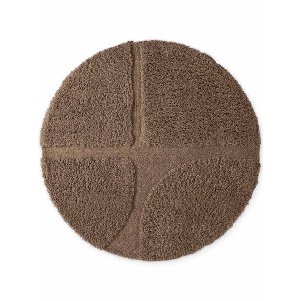 Brązowy okrągły dywan tkany ręcznie ø 200 cm Lambeth Jasper – Ted Baker