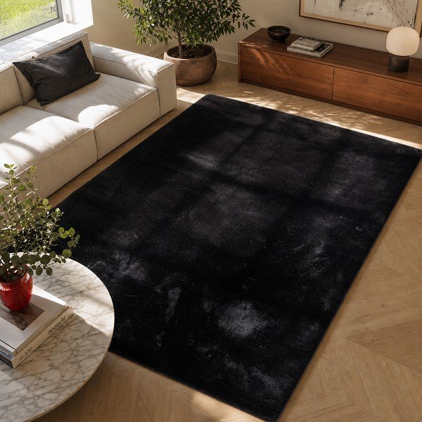 Czarny dywan Universal Fox Liso, 80x150 cm-image-4