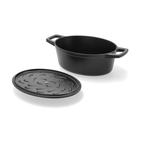 Garnek żeliwny z pokrywką odpowiedni na indukcję 3,8 l – Holm-image-3