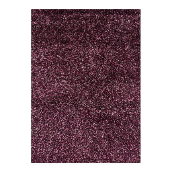 Fioletowy dywan z długim włosiem Linie Design Sprinkle, 160 x 230 cm
