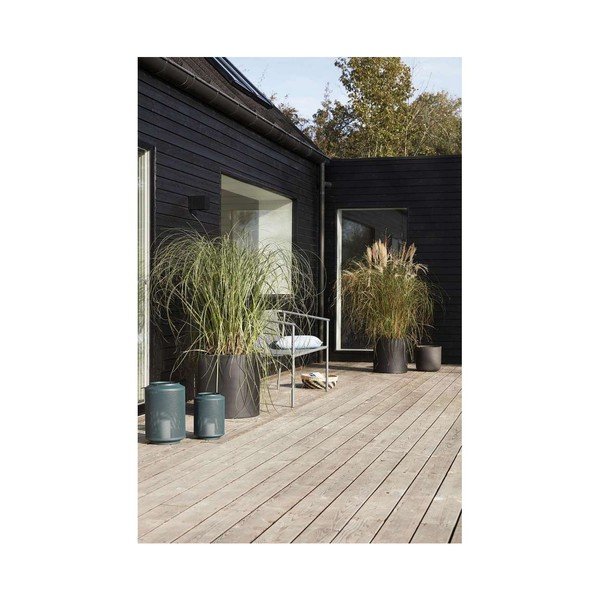 Zestaw 2 ciemnozielonych lampionów z żelaza Hübsch Fento-image-1