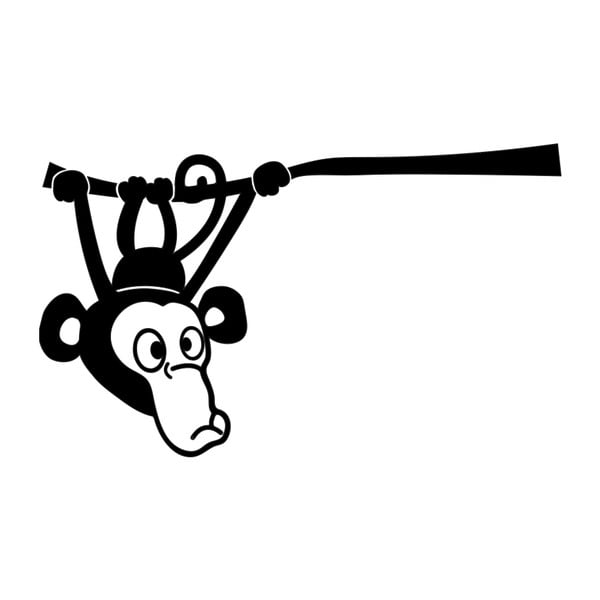 Naklejka Little Monkey on Treee-image-1